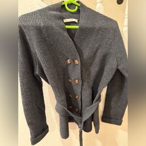 🌲🌲🌲SOLD!🌲🌲🌲Gray Ribbed Cardigan Sweater